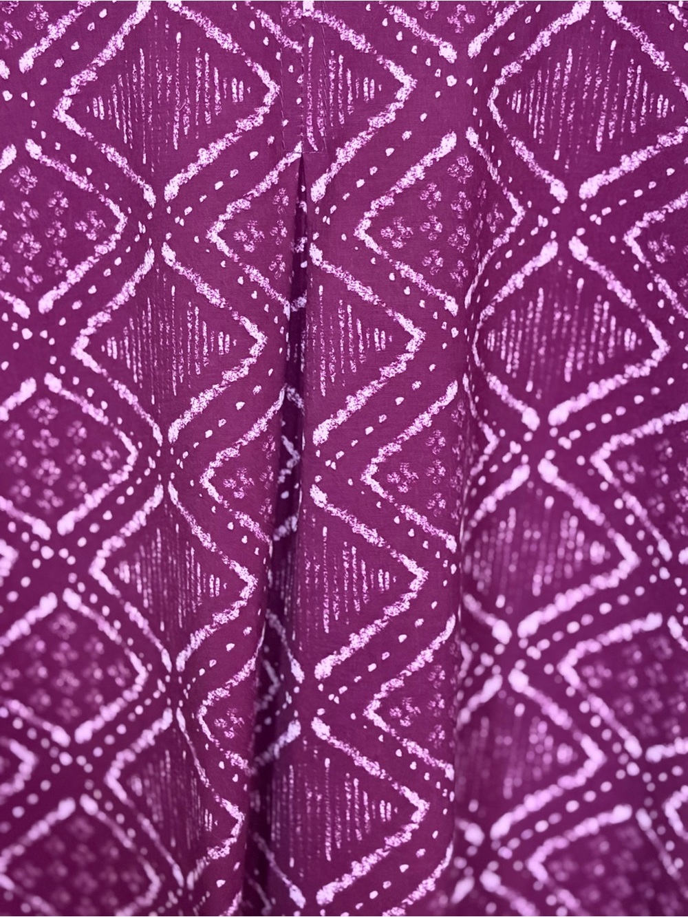Title Nine Purple Printed Shirt Dress - Picture 9 of 13